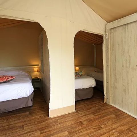 TENTE TOILE ET BOIS 4 personnes - Lodge Maasai (MA4)