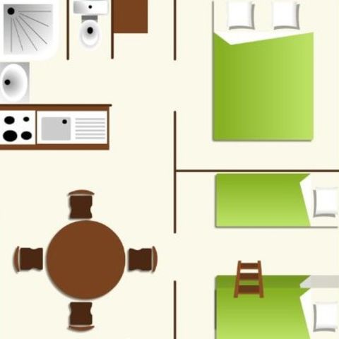 BUNGALOW TOILÉ 5 personnes - Bungalow toilé Bengali 25m²