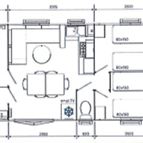 MOBILHOME 6 personnes