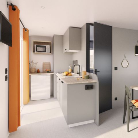 MOBILHOME 7 personnes -  Evasion 2 chambres 28m²