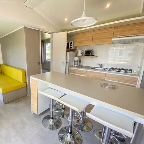 MOBILHOME 6 personnes - Mobil Home 2 ch 4/6 pers Terrasse semi-couverte TV