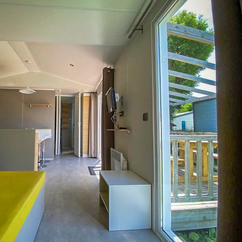 MOBILHOME 6 personnes - Mobil Home 2 ch 4/6 pers Terrasse semi-couverte TV