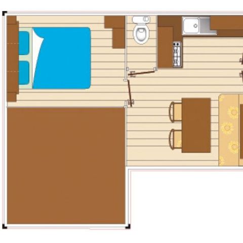 MOBILHOME 4 personnes - Mobil-home Cocoon 4 personnes 2 chambres 23m²