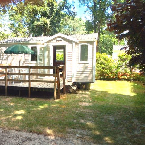 MOBILHOME 4 personnes - 25 m² - 2 chambres (2 adultes max / ou familles)