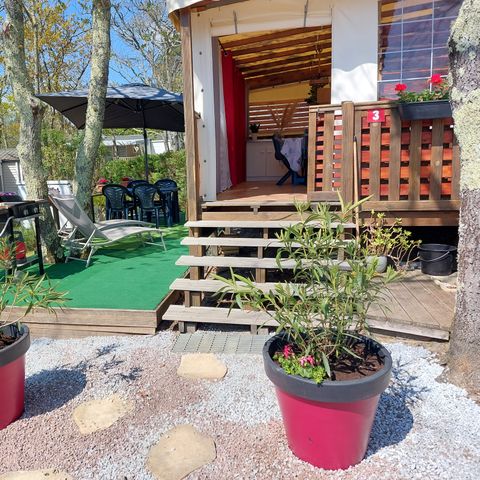 MOBILHOME 4 personnes - Particulier sur le camping