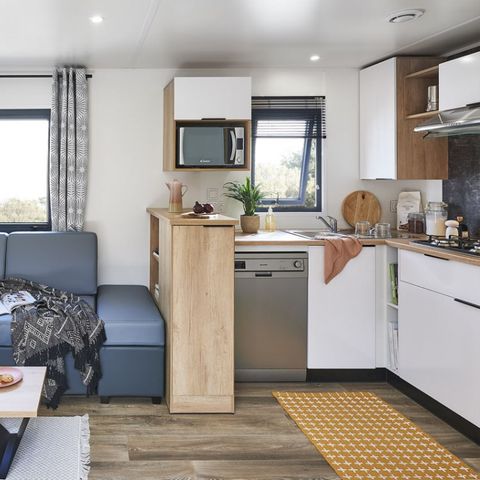 MOBILHOME 6 personnes - PREMIUM 3 CHAMBRES - CLIM + TV + SUITE PARENTALE