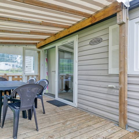 MOBILHOME 6 personnes - Mobil-Home Confort Genêt - 3 ch. - TV