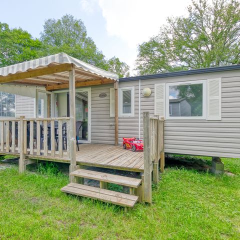 MOBILHOME 6 personnes - Mobil-Home Confort Genêt - 3 ch. - TV