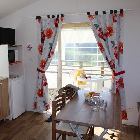 MOBILHOME 2 personnes - Mobil-home NEPTUNE Standard 25m² - 1 chambre + terrasse couverte 9m²