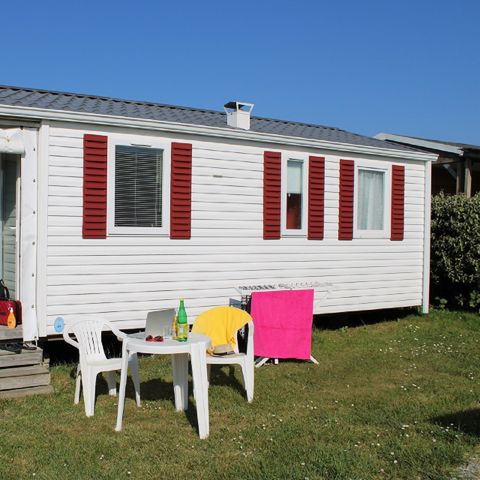 MOBILHOME 2 personnes - Mobil-home NEPTUNE Standard 25m² - 1 chambre + terrasse couverte 9m²