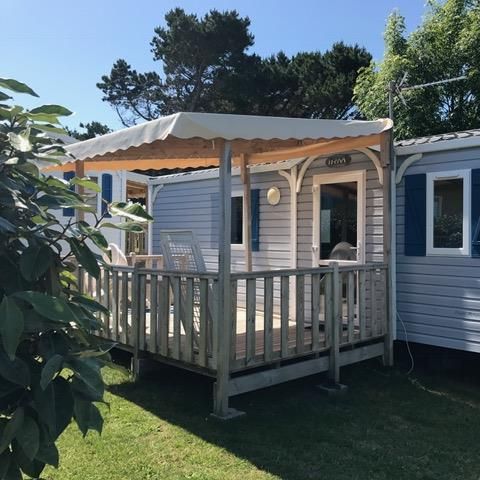 MOBILHOME 5 personnes - Mobil-home Standard MERCURE 27m² - 2 chambres + terrasse semi-couverte 11m²