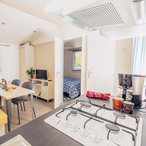 MOBILHOME 4 personnes - Mobil-home Confort BAHIA 27m² - 2 chambres + terrasse semi-couverte