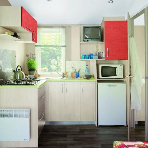 MOBILHOME 4 personnes - Mobil-home Standard LOGGIA 25m² - 2 chambres + terrasse couverte 9m²