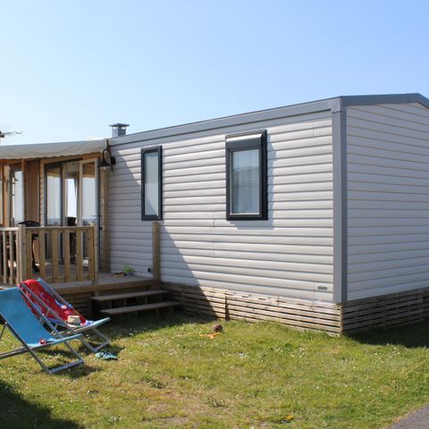 MOBILHOME 4 personnes - Mobil home Premium HORIZON 40m² - 2 chambres + terrasse semi-couverte 15m²  - Vue mer