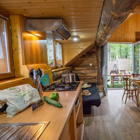 CHALET 6 personnes - En Rondins Ballon d'Alsace 5/6 personnes