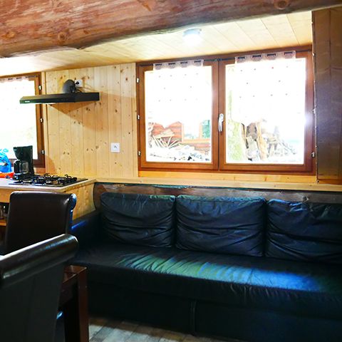 CHALET 5 personnes - Chalet en rondins Petit 5 pers