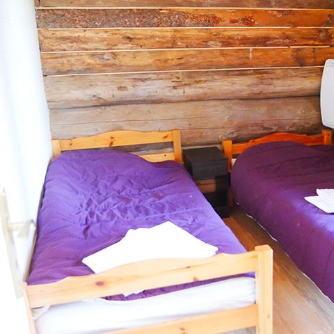 CHALET 5 personnes - Chalet en rondins Petit 5 pers
