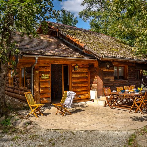 CHALET 10 personnes - Chalet en rondins Grand Ballon 10 pers