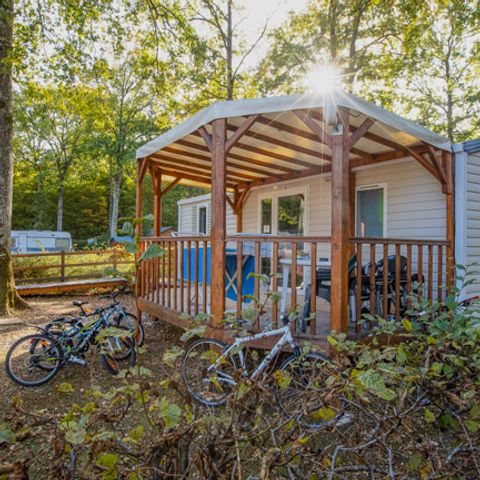 MOBILHOME 4 personnes - PMR 30m² - 2 chambres (accessible personne à mobilité réduite)