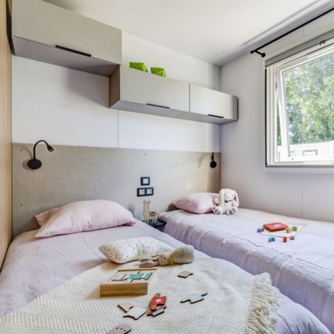 MOBILHOME 8 personnes - Prestige Cabellou - Piéton - 6/8P 3Ch 2Sde 40m2