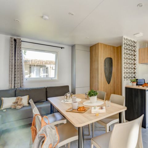 MOBILHOME 8 personnes - Prestige Cabellou - Piéton - 6/8P 3Ch 2Sde 40m2
