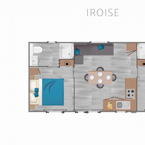 MOBILHOME 6 personnes - Premium Iroise 4/6 Pers 2Ch 2 Sde 32m2