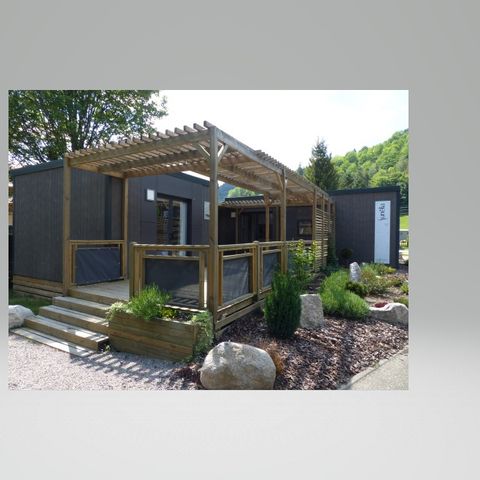 MOBILHOME 6 personnes - Sunêlia Luxe Suite 3 chambres/3 salles de bain 60m2 - TV - LV-  Linge fourni 6 pers.