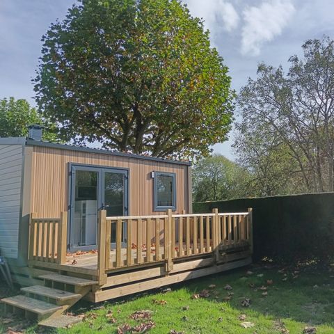 MOBILHOME 2 personnes - Confort 17.8m² - 1 chambre + terrasse