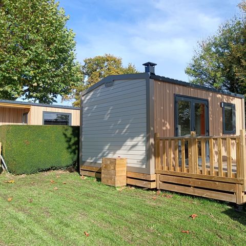 MOBILHOME 2 personnes - Confort 17.8m² - 1 chambre + terrasse