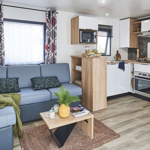MOBILHOME 4 personnes - Mobil Home  Premium 32 m² - (2 ch - 4 pers) + terrasse