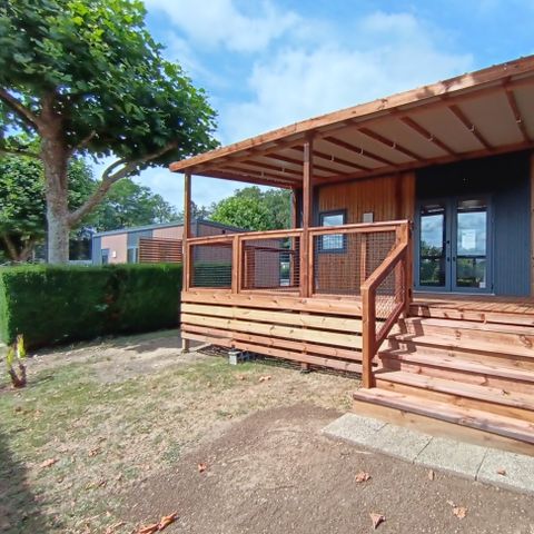 Mobilhome 4 personnes - Mobil Home Premium 32m² - (2 ch 2 sdb) + terrasse couverte
