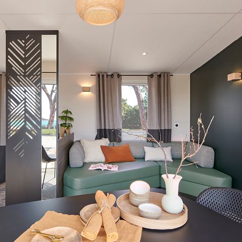 MOBILHOME 6 personnes - NEW// Villa de la Rance Prestige 40m² - 3 chambres - 2 salles de bain - Piscine - Terrasse couverte