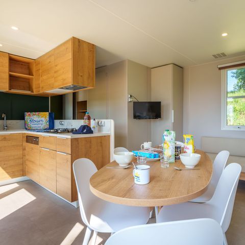 MOBILHOME 6 personnes - NEW// Villa de la Rance Prestige 40m² - 3 chambres - 2 salles de bain - SPA - Terrasse couverte