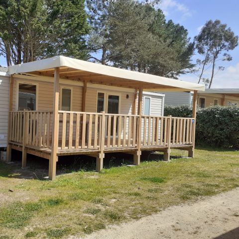 MOBILHOME 6 personnes - New Premium 32m²(3ch.-6pers.) + Terrasse + TV + Clim