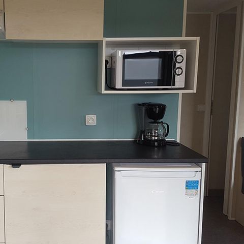 MOBILHOME 2 personnes - CAHITA 17m² - 1 chambre + terrasse couverte