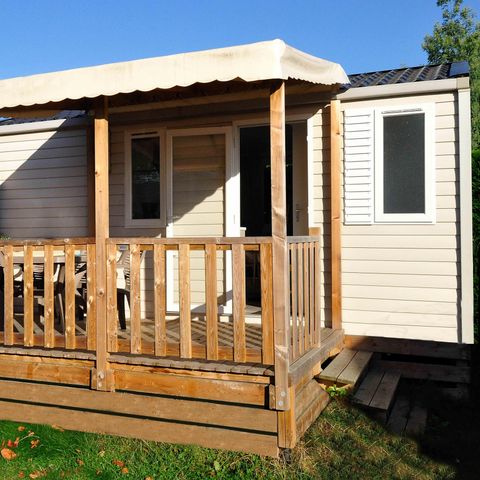 MOBILHOME 4 personnes - ALOHA 25m² - 2 chambres + terrasse couverte