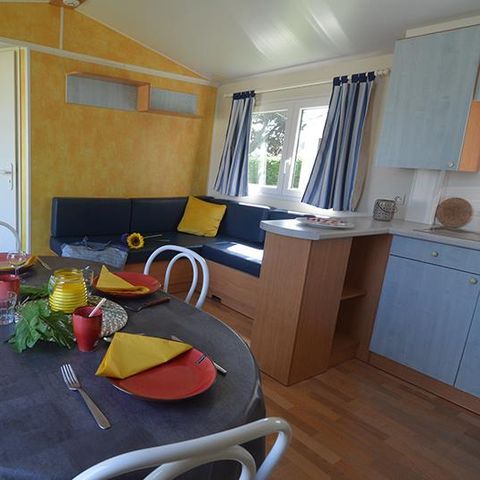 MOBILHOME 4 personnes - FLORES 31m² - 2 chambres  + terrasse