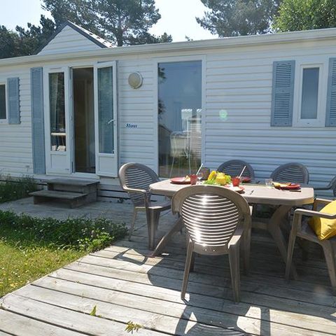 MOBILHOME 4 personnes - FLORES 31m² - 2 chambres  + terrasse