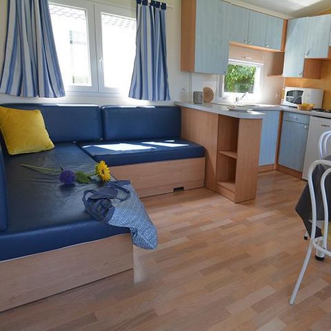 MOBILHOME 4 personnes - FLORES 31m² - 2 chambres  + terrasse
