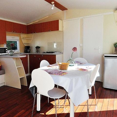 MOBILHOME 4 personnes - FLORES 31m² - 2 chambres + terrasse couverte