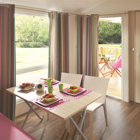 MOBILHOME 4 personnes - BORA BORA 31m² - 2 chambres + Terrasse semi couverte