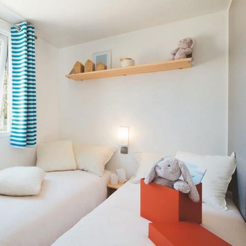 MOBILHOME 4 personnes - BORA BORA 31m² - 2 chambres + Terrasse semi couverte