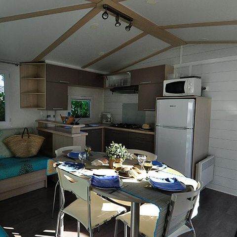 MOBILHOME 4 personnes - MALDIVES 34 m² - 2 chambres - Terrasse couverte