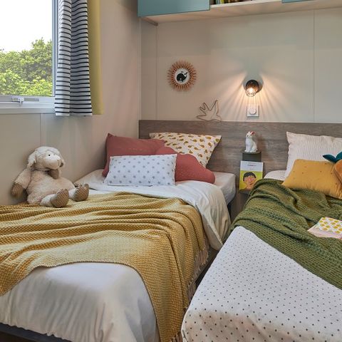 MOBILHOME 6 personnes - "BAHIA MODULO Confort +" - 27m² - 4/6 personnes - 2 chambres - Terrasse couverte