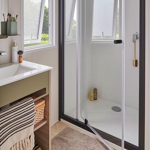 MOBILHOME 6 personnes - "BAHIA MODULO Confort +" - 27m² - 4/6 personnes - 2 chambres - Terrasse couverte