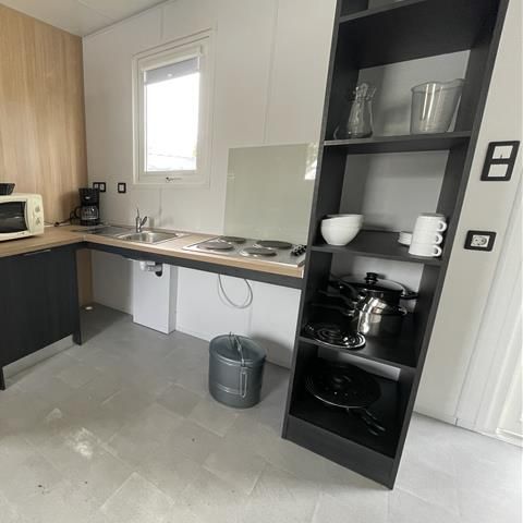 MOBILHOME 4 personnes - Mobilhome PMR - 2 chambres + terrasse couverte