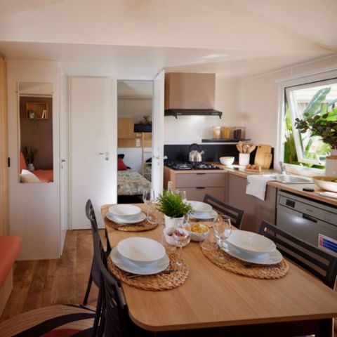 Mobilhome 6 personnes - Mobil-home Confort + 3 Chambres 6 Personnes