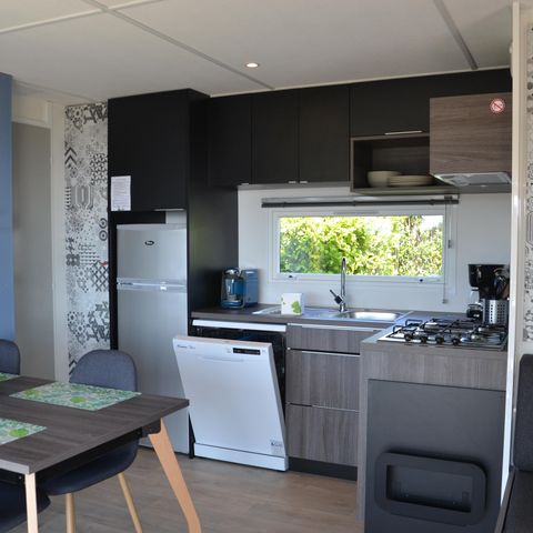 MOBILHOME 4 personnes - PRESTIGE VUE MER exceptionnelle !
