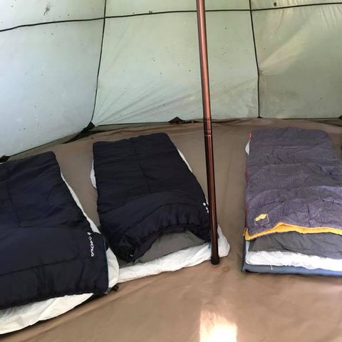 TENTE 2 personnes - 01-Tipi Davy Crockett 18m2 (1ch - 1/8pers.) + kit prêt à camper - prix pour 2 personnes