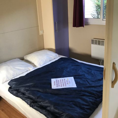 CHALET 2 personnes - 06-Chalet Confort 24m2 (2ch - 1/5 pers.) + Terasse couverte + TV + Clim - prix pour 2 personnes